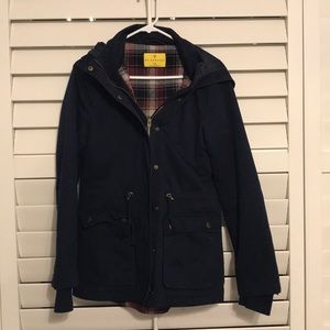 Navy Blue Thick Coat